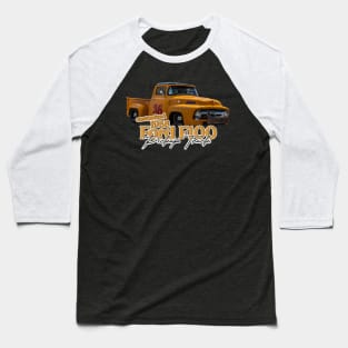 Customized 1956 Ford F100 Pickup Truck Baseball T-Shirt